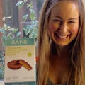 Lady with sane product