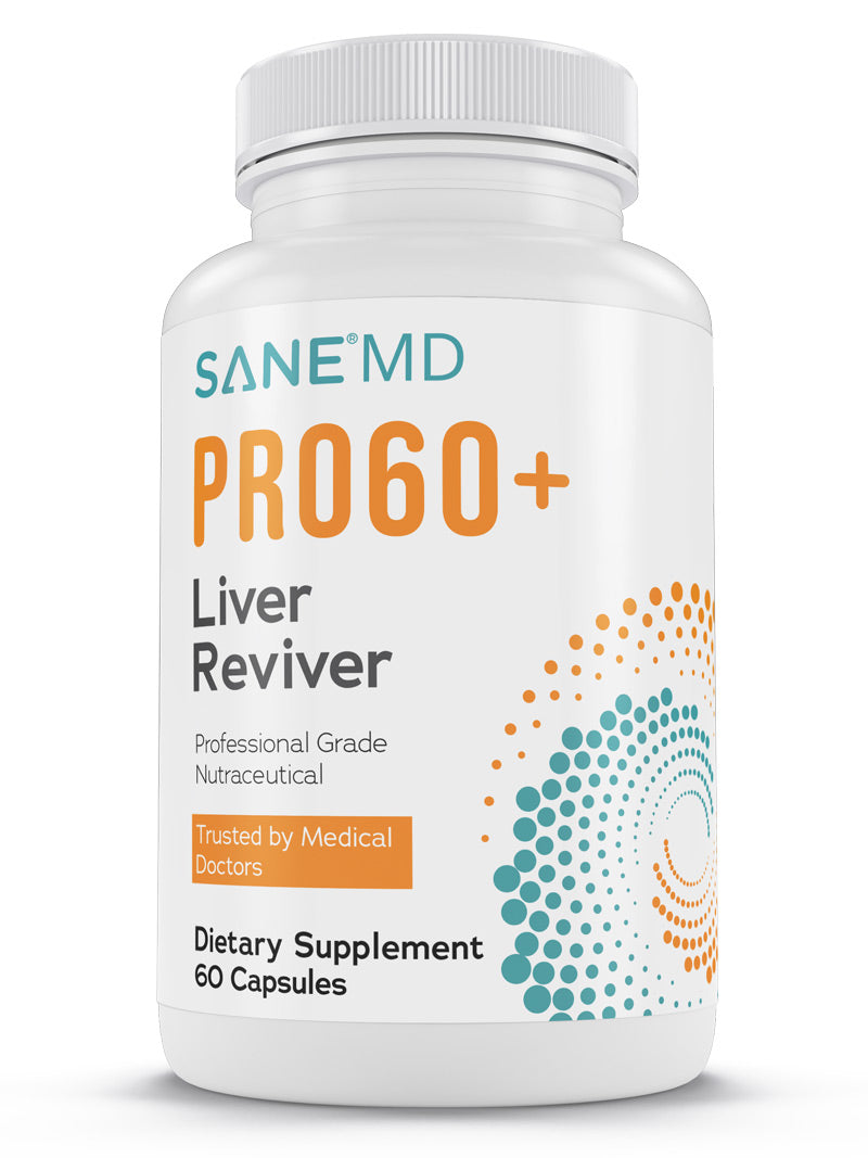 PRO60 Liver Reviver liver health supplement bottle