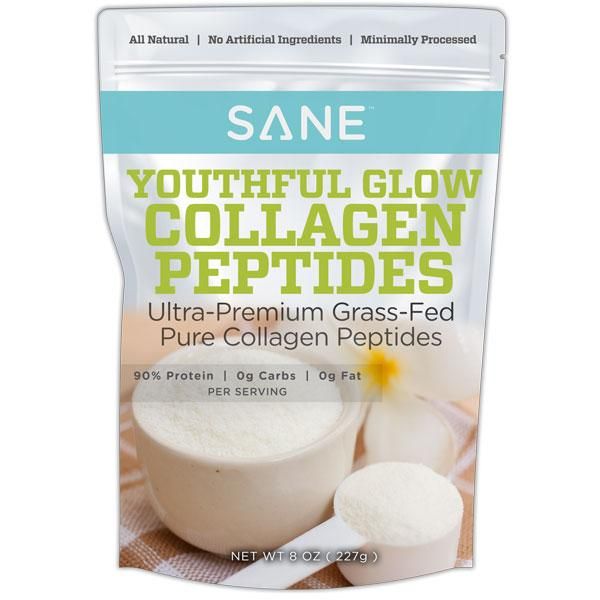 SANE Youthful Glow Collagen Peptides (37 Servings) (TNP)